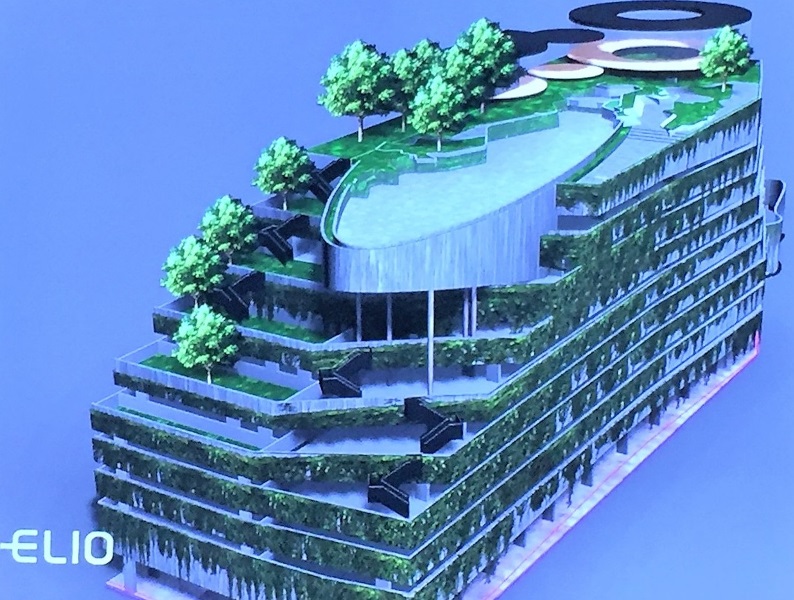 Facade of Elio Del Nest Udom Suk Bangkok Property