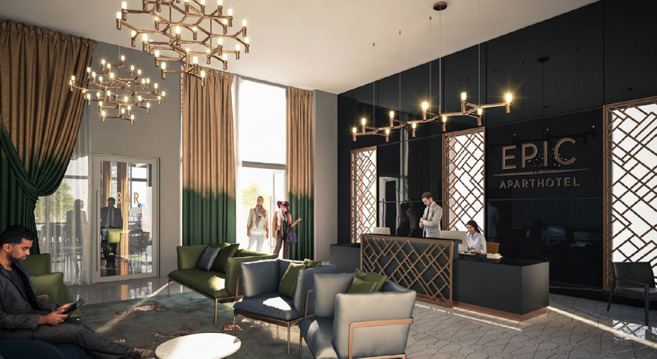 Lobby of Epic Hotel & Residence Liverpool Property