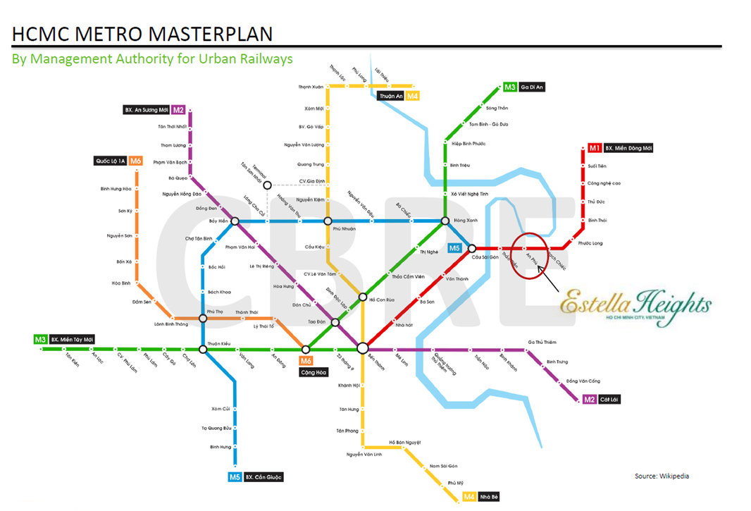 Estella Heights at An Phu Metro Station