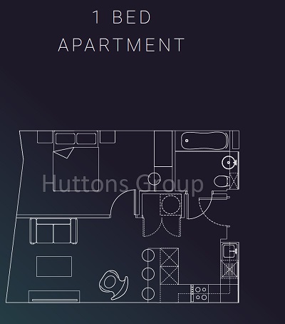 Infinity Waters Liverpool Floor plans for 1 bedroom