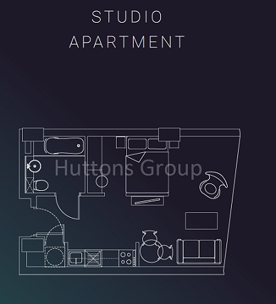 Infinity Waters Liverpool Floor plans for studio