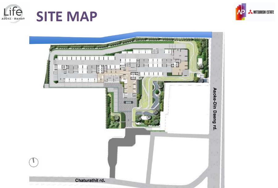 Life Asoke Rama 9 Bangkok Siteplan