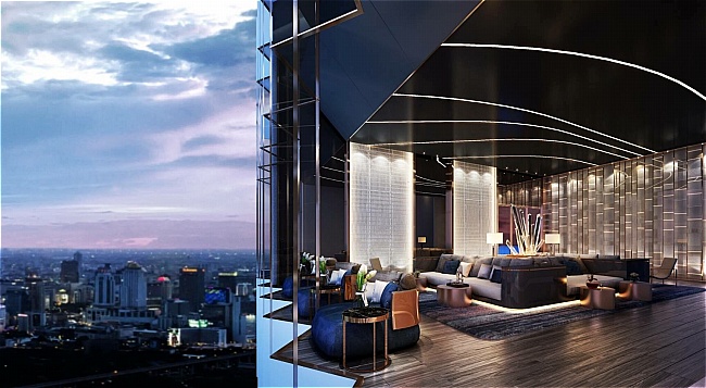 Life Asoke Rama 9 Bangkok Sky Lounge